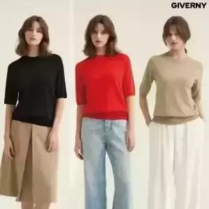 [3SET] 지베르니 프리미엄 홀가먼트 반팔니트 3종 (G04-3)