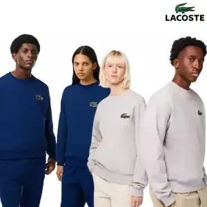 [LACOSTE] 라코스테 루즈핏 빅크록 긴팔 맨투맨 티셔츠_SH6405
