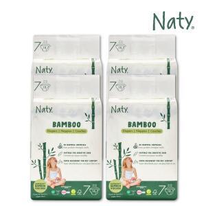 [네띠][Naty] 네띠 밤부 기저귀 밴드형 7단계 70매 (4팩)