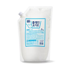 [얌얌마켓] 푸르밀 플레인요거트 5kg 대용량 (아이스박스 포함)