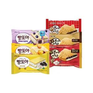[빙그레] 붕어싸만코(떡5+초코5+호두5) + 빵또아(부드러운5+블루베리5+고구마5) 아이스크림 30개