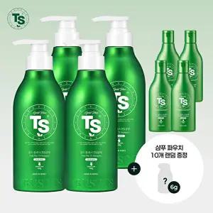 [티에스]TS골드플러스샴푸500g*4개+TS골드플러스샴푸100g*4개+6g파우치*10개 램덤증정