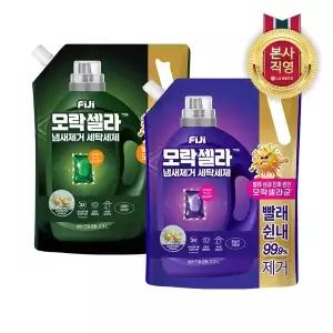 [엘지생활건강]피지 모락셀라 액체세제 2.3L 리필 x 2개 (2종 택1)