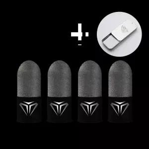 (2세트+케이스) 프리미엄 프로게이머 스마트폰게임 브롤 배그 리듬 손가락 게임 골무 패드 조이스틱