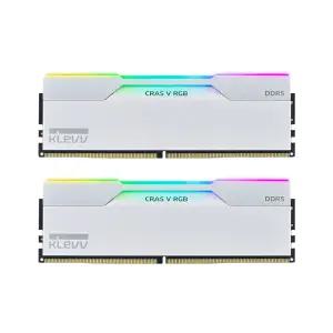 [서린공식] 에센코어 클레브 DDR5-6400 CL32 CRAS V RGB WHITE 패키지 서린 (48GB(24Gx2))