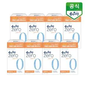 [깨끗한나라]순수한면 생리대 제로 슬림롱 팬티라이너 40P x 8팩