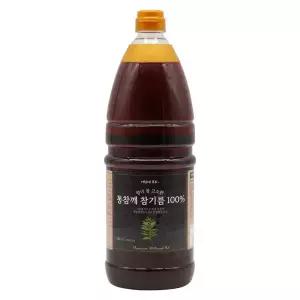 [이장네] 통참깨 100% 참기름 대용량 1.8L_1개