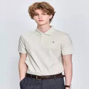 [25SS] HZTS5B436I1 SOFT COTTON 베이지 반팔 카라 티셔츠