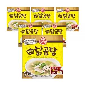 오뚜기 간편 블럭국 닭곰탕 50g(10gX5), 6개