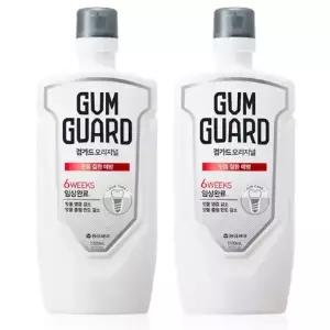 동아제약 검가드 오리지널 가그린 1100ml × 2개 / 대용량 구강청결제 잇몸관리 충치예방