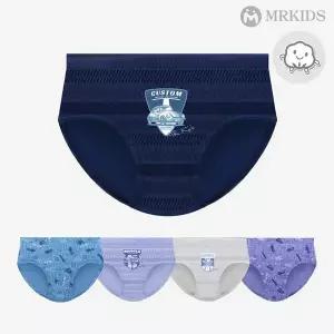 [하프클럽/물랑루즈]쇼카 순면 남아삼각팬티 아동속옷 5종세트