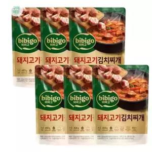 비비고 돼지고기 김치찌개 460G 6개
