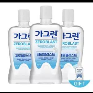 동아제약 가그린 제로 블라스트 750ml x 3개 + 랜덤 100ml x 1개 / 구강청결제 대용량 세트