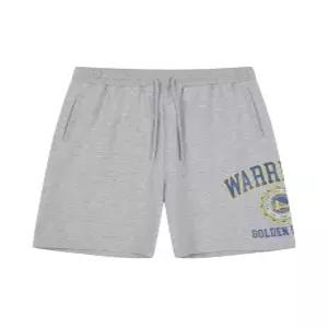 [NBA] NBA GSW 빅 아트웍 셋업 반바지(N252TP030P) MELANGE GREY