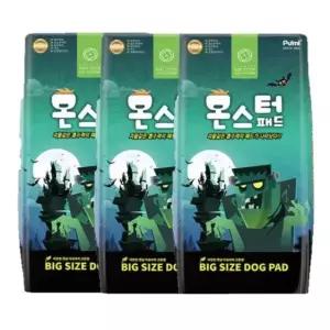 국내생산 푸르미 몬스터 강아지 배변패드 50매입 100%천연펄프