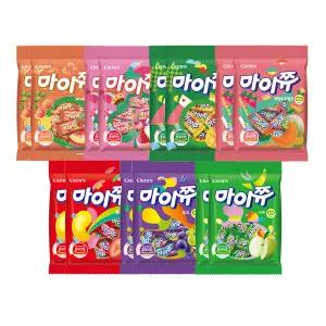 크라운 마이쮸 포도72g+딸기72g+사과72g+애플망고100g+멜론100g+써니피치100g+핑크리치100gx각2개(총14개)
