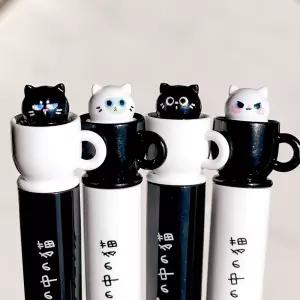 조선문방구 빙글빙글 컵냥이 중성펜