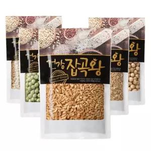 착한곡물 체험상품 호라산밀500g외 4종 병아리콩 렌틸콩 완두콩 귀리