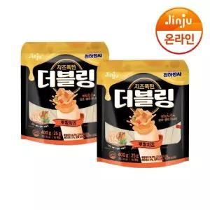 진주햄 천하장사 소시지 더블링 뿌링 치즈 400g X 2개