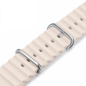 애플워치 울트라 3 2 49mm 42-46mm용 오션 스트랩 실리콘 브레이슬릿 손목밴드 iWatch 시리즈 11 10 9 8 7