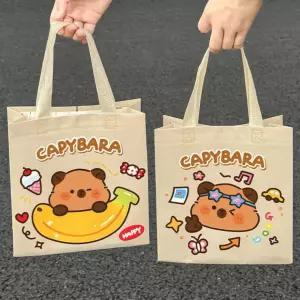 가방 카피바라 부직포 구디백 쇼핑백 포장 선물 답례품
