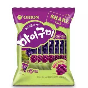포도젤리 마이구미 (6P) 259.2g (1박스-12개) 대용량