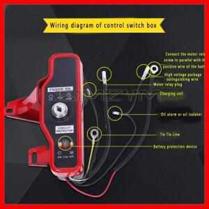 168F 170F GX160 GX200 가솔린 발전기 시동 완전 세트 키트 2KW 3KW 하우징 스타터 모터 플라이휠