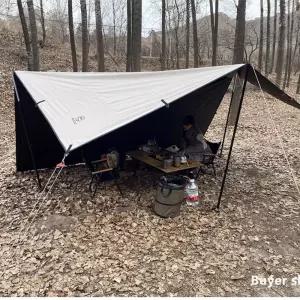 Aricxi 4X4 블랙코팅 타프 초대형 야외 캠핑