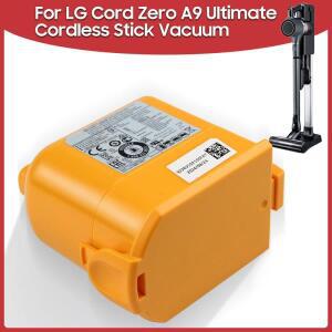 LG 코드제로 A9 맥스 플러스 얼티밋 A9MULTI A9PETNBED 진공 청소기용 교체 배터리, EAC63382208, 2300mAh