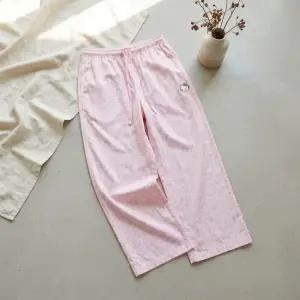스파오 산리오캐릭터즈 헬로키티 레오파드 잠옷바지 LIGHT PINK SPPPG23U07