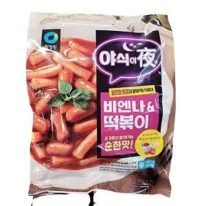 대상 야식이야 비엔나떡볶이 520G x 1개 26570 (29467516)