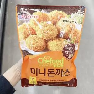 롯데 쉐푸드 미니 돈까쓰 380g 800327 (29469510)