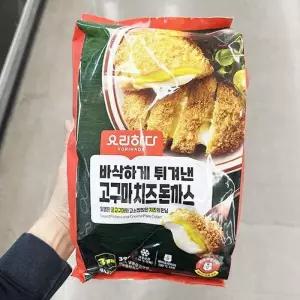 요리하다 바삭하게 튀겨낸 고구마 치즈 돈까스 390g 800314 (29469523)