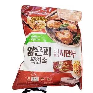 풀무원 얇은피김치만두 1.2kg b65047ice2 (29257485)