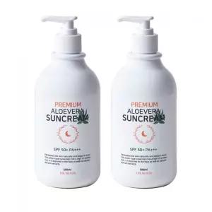 DRMOON 프리미엄 대용량 알로에베라 선크림 SPF50 PA 500ml 2개세트 32 986651