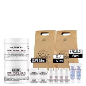 [롯데백화점]키엘 [5] 울트라 훼이셜 크림 125ml 더블 세트 (+크림 28ml, 토너 160ml, 핸드크림 60ml)