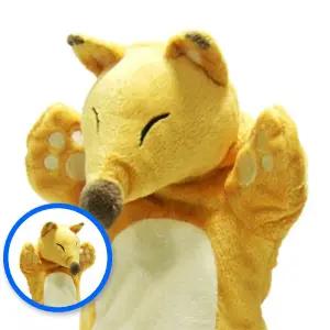 MF09 여우손인형 동물 유아 헝겊 핸드퍼핏 인형극 역할놀이 까꿍 방과후교구 손가락인형