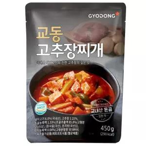 교동식품 고추장 찌개 450g x 4팩