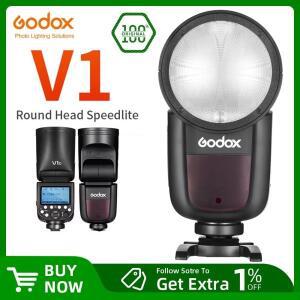 Godox-V1 스피드 라이트 V1C TTL HSS 1/8000s 리튬 이온 배터리 플래시 캐논 니콘 후지 펜탁스
