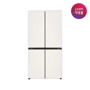 LG 디오스 AI 오브제 냉장고 글라스 870L 1등급 [H876GBB011/H876GGA011]