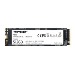 패트리어트 P300 M.2 PCIe Gen 3 X 4 512GB 저전력 소비 SSD
