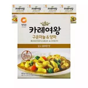 청정원 카레여왕 구운마늘양파, 160g, 5개