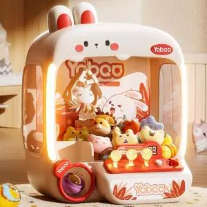 64 PCS 대형 인형 뽑기 기계 토끼 5 6 7 8 세 소녀용 자판기 57 68 및 경품 전자 디스펜서 게임 3 4 생일