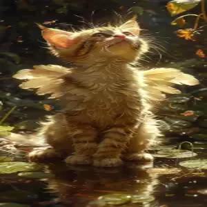 고양이 숫자 유화 DIY Paint by Numbers 인 키트 색칠공부 손으로 직접 칠한 그림 디지털 핸드메이드