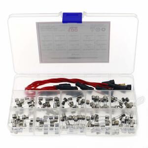 유리관퓨즈 휴즈 퓨즈 홀더 인라인 유리 250V 블로우 와이어 모듬 100 키트 나사 16 5X20MM 튜브 AWG