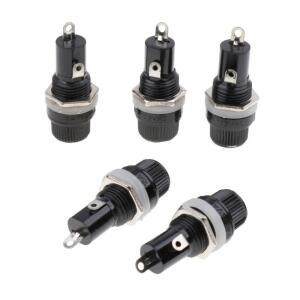 휴즈홀더 퓨즈 5개 125V15A 250V10A 패널 12MM 나사 홀더