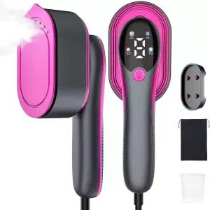 의류용 여행용 찜기 LED 디스플레이가 장착된 1200W 휴대용 10S 고속 난방 110ml 대용량 비즈니스 가정용