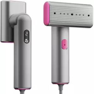 G9 Pro 스마트 휴대용 의류용 스티머 - 글로벌 전압 적응(100-240V) 팜 사이즈 및 경량(1파운드) 듀얼 스팀