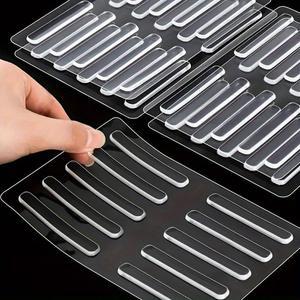 20PCS 투명 자체 미끄럼 부드러운 핸들 실리콘 보호 방지 플러그 접착 가드 범퍼 도어