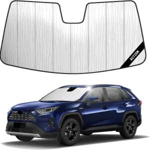 토요타 RAV4 2019-2025용 윈드실드 선쉐이드 맞춤형 커버 차량 냉각 유지 대시보드 보호 접이식 자동차